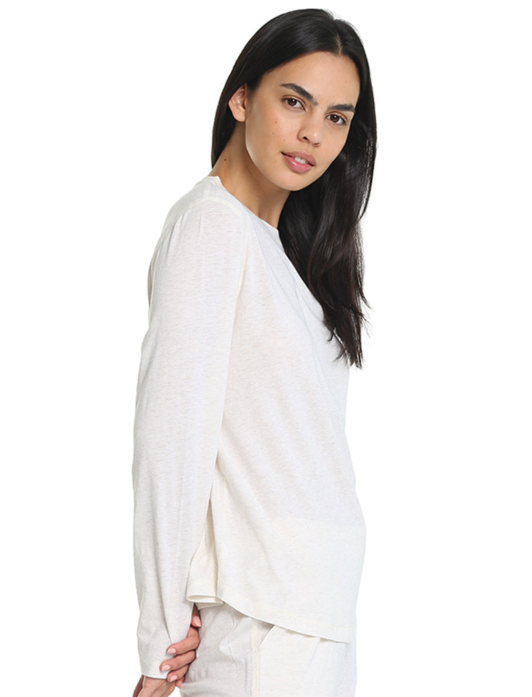 Jada Organic Cotton Knit Longsleeve Tee