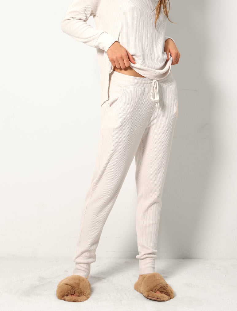 Soft Touch Rib Jogger Pant