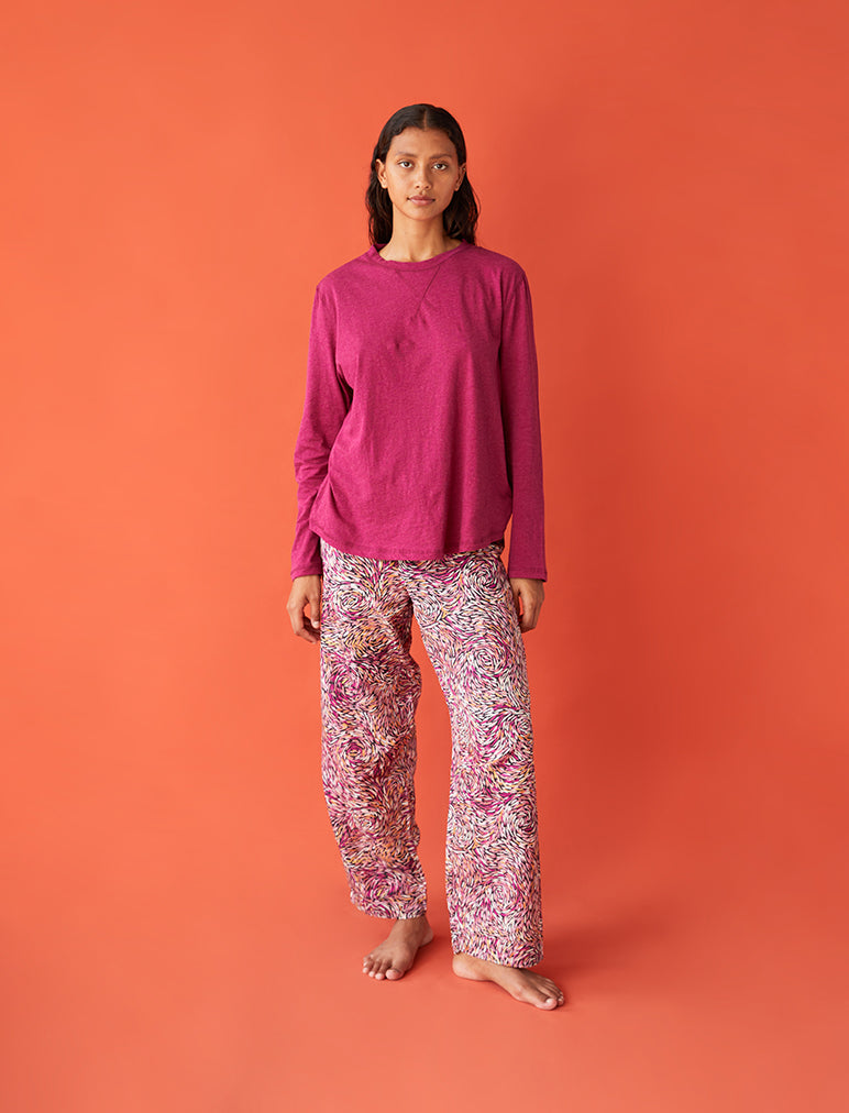 Wild Yam Pant and Organic Cotton Top